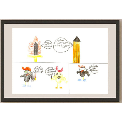 Gökberk Derya 29x21cm Orijinal Karikatür BOD07035