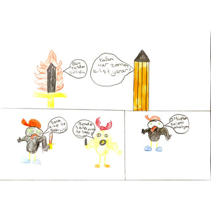 Gökberk Derya 29x21cm Orijinal Karikatür BOD07035