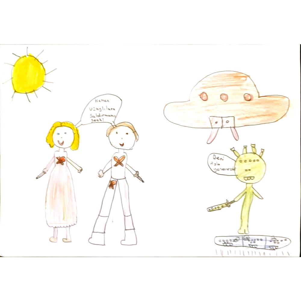 Zeynep Koç 29x21cm Orijinal Karikatür BOD07036