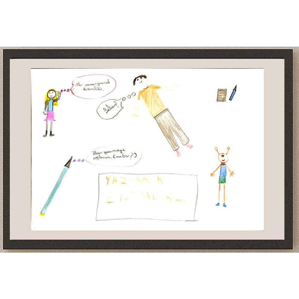 Eylül Atak 29x21cm Orijinal Karikatür BOD07037