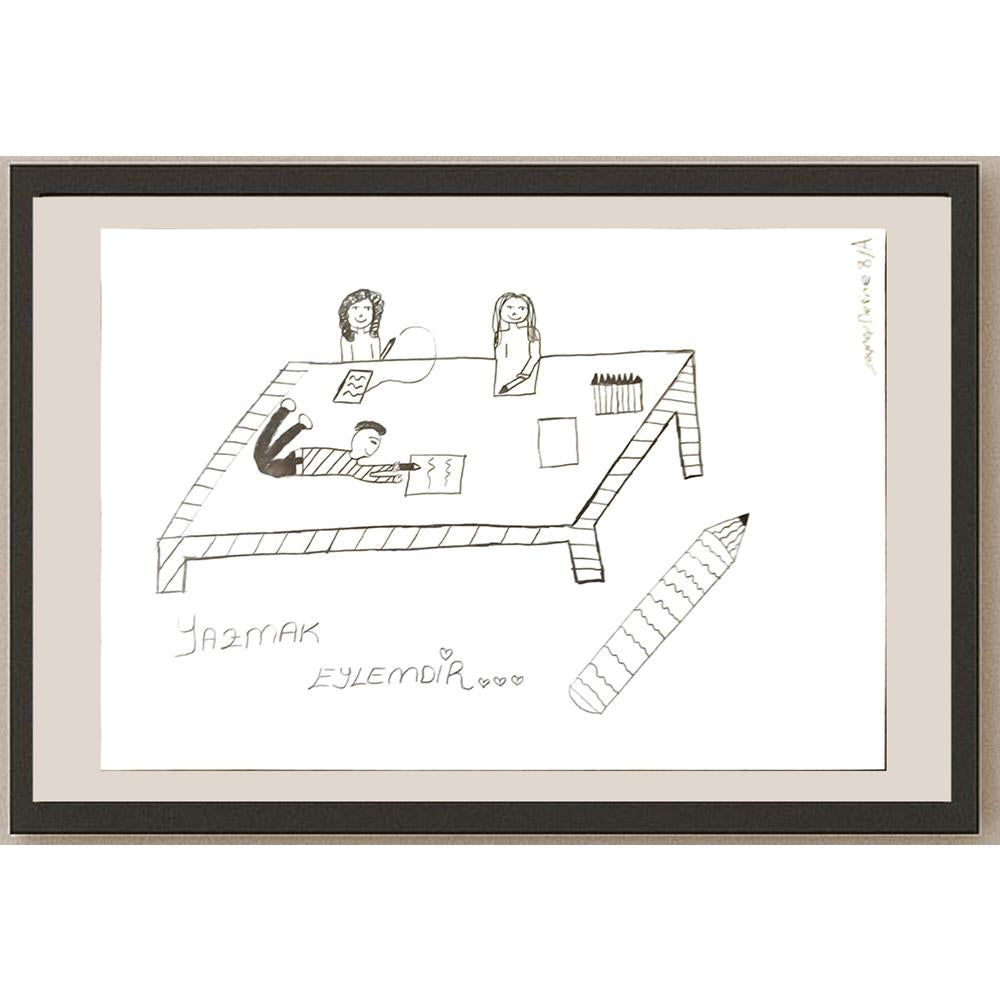 Zeynep Defne 29x21cm Orijinal Karikatür BOD07039
