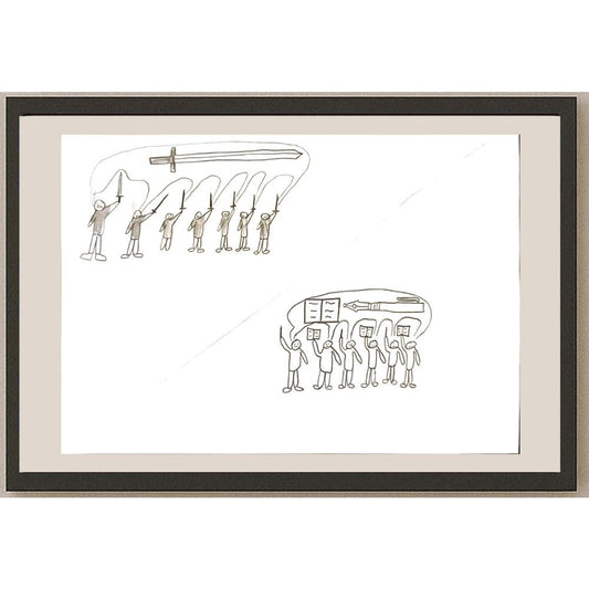 Can Kaygın 29x21cm Orijinal Karikatür BOD07042