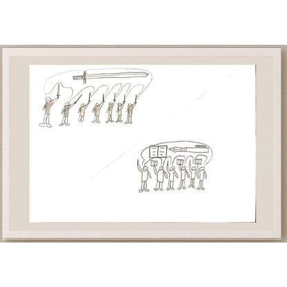 Can Kaygın 29x21cm Orijinal Karikatür BOD07042