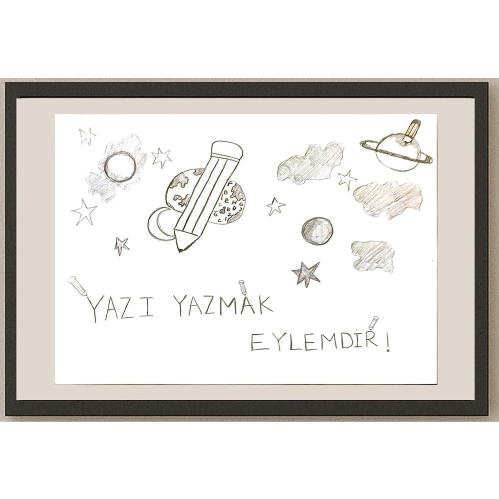 Eda Gürpınar 29x21cm Orijinal Karikatür BOD07044