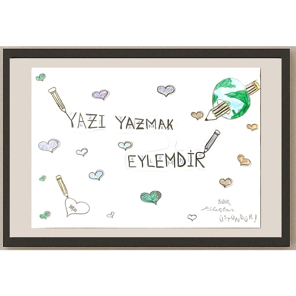 Ladin Köseoğlu 29x21cm Orijinal Karikatür BOD07046
