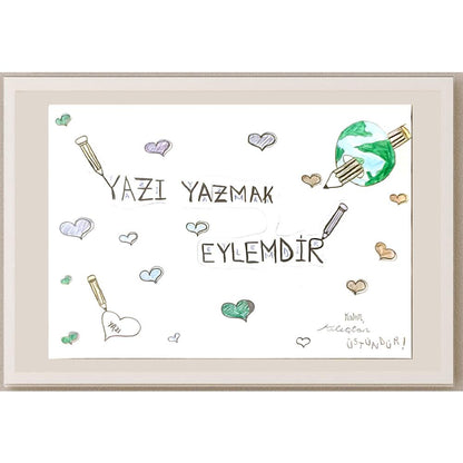Ladin Köseoğlu 29x21cm Orijinal Karikatür BOD07046