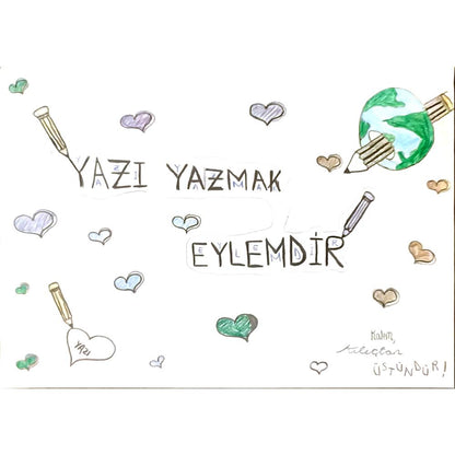 Ladin Köseoğlu 29x21cm Orijinal Karikatür BOD07046