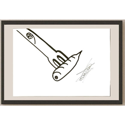 Enes Koz 29x21cm Orijinal Karikatür BOD07049