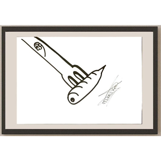 Enes Koz 29x21cm Orijinal Karikatür BOD07049
