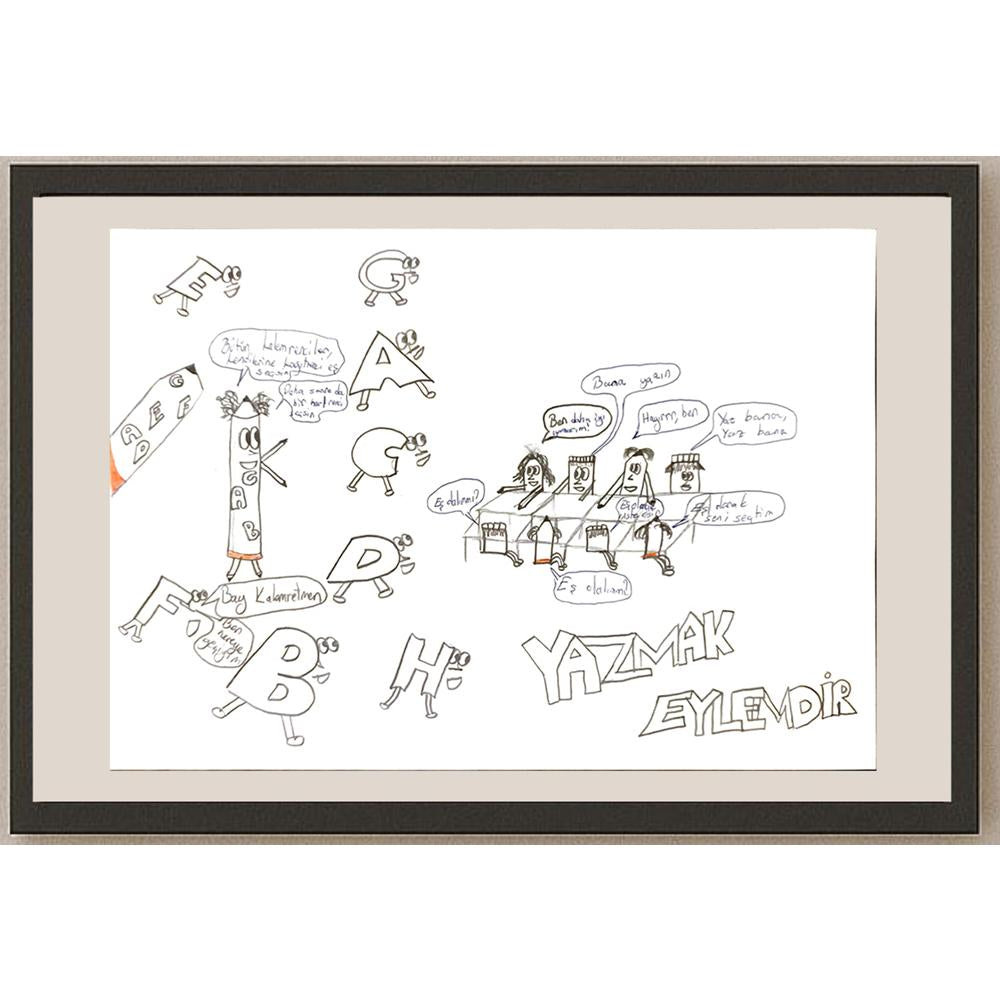 Çağla Sözen 29x21cm Orijinal Karikatür BOD07052