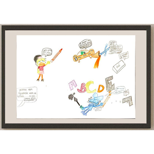 İlke Selin Kara 29x21cm Orijinal Karikatür BOD07053