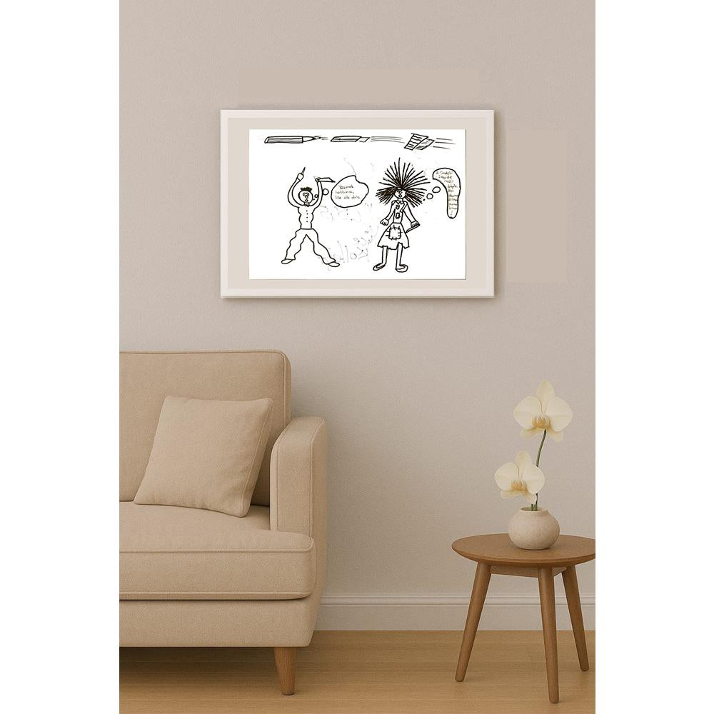 Selen Ok 29x21cm Orijinal Karikatür BOD07054