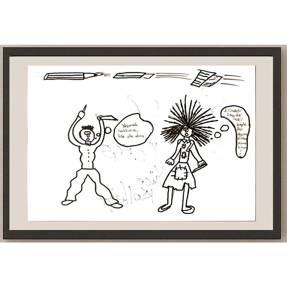 Selen Ok 29x21cm Orijinal Karikatür BOD07054