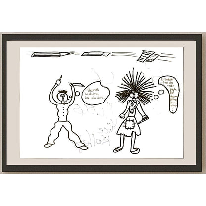 Selen Ok 29x21cm Orijinal Karikatür BOD07054