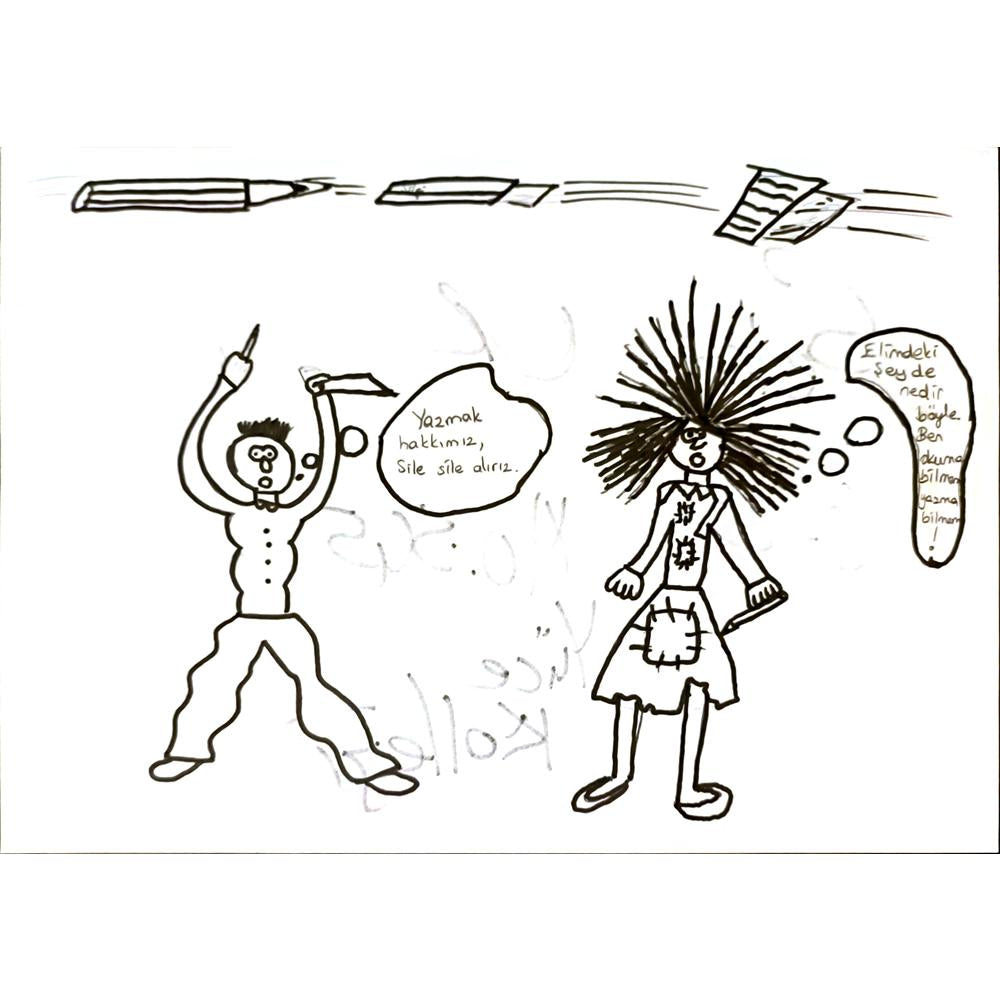 Selen Ok 29x21cm Orijinal Karikatür BOD07054