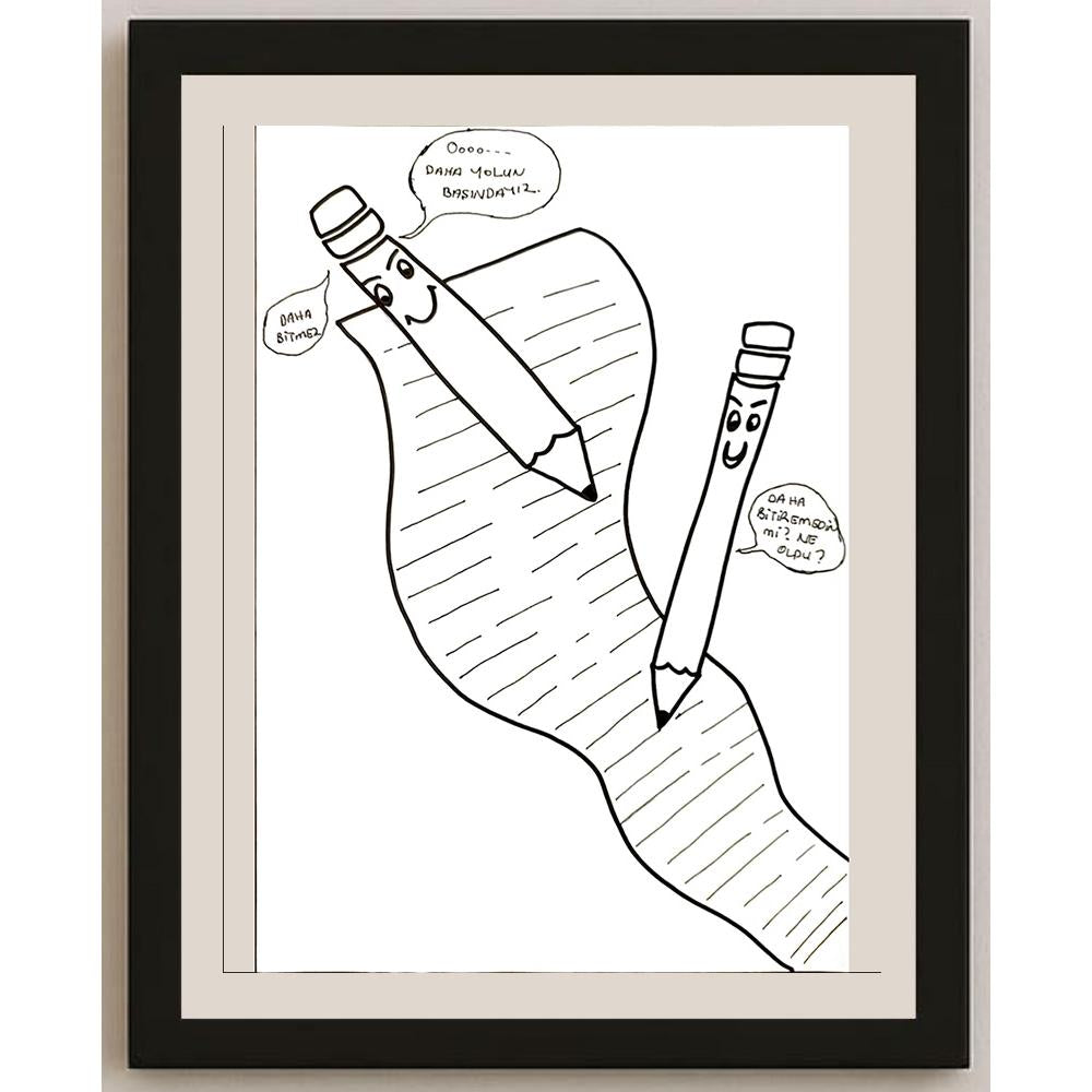 Kasım BurakŞahin 29x21cm Orijinal Karikatür BOD07056