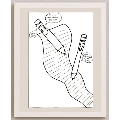 Kasım BurakŞahin 29x21cm Orijinal Karikatür BOD07056