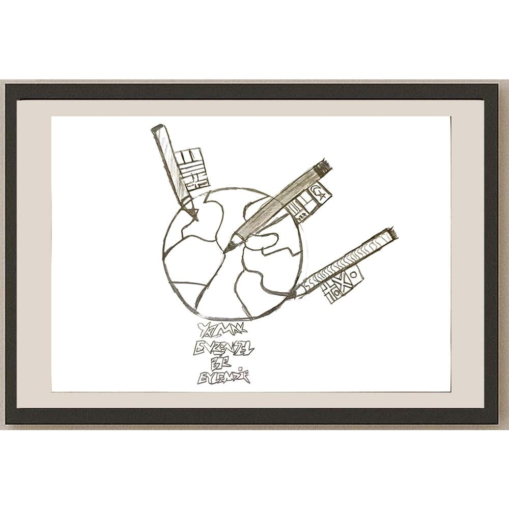 Zeynep Gamze Zengin 29x21cm Orijinal Karikatür BOD07061
