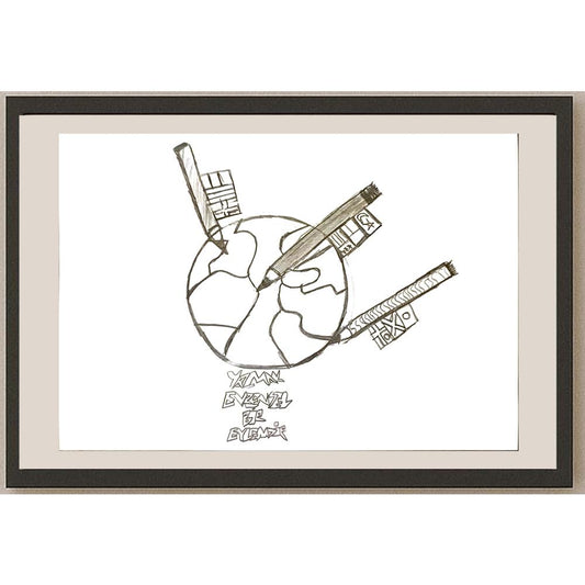 Zeynep Gamze Zengin 29x21cm Orijinal Karikatür BOD07061