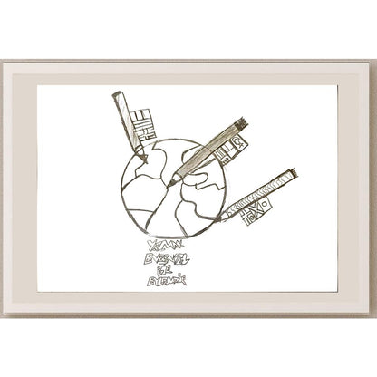 Zeynep Gamze Zengin 29x21cm Orijinal Karikatür BOD07061