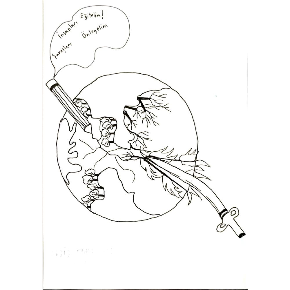 Doğa MertŞişli 29x21cm Orijinal Karikatür BOD07065
