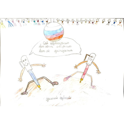LadinŞem 29x21cm Orijinal Karikatür BOD07067