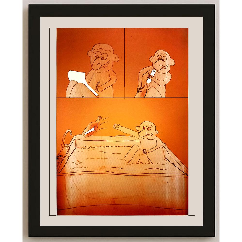 Barkın Ferat 43x30cm Orijinal Karikatür BOD07072