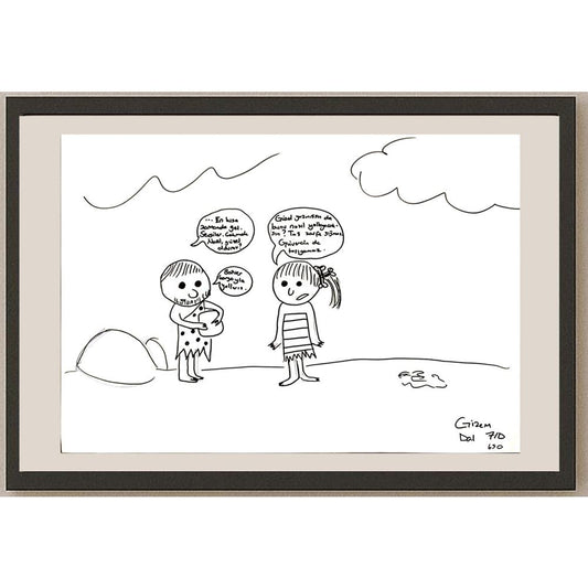 Gizem Dal 43x30cm Orijinal Karikatür BOD07074