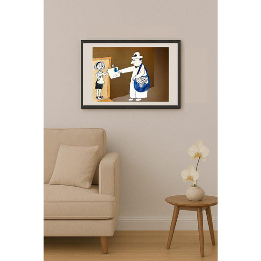 İlayda Büke 43x30cm Orijinal Karikatür BOD07078
