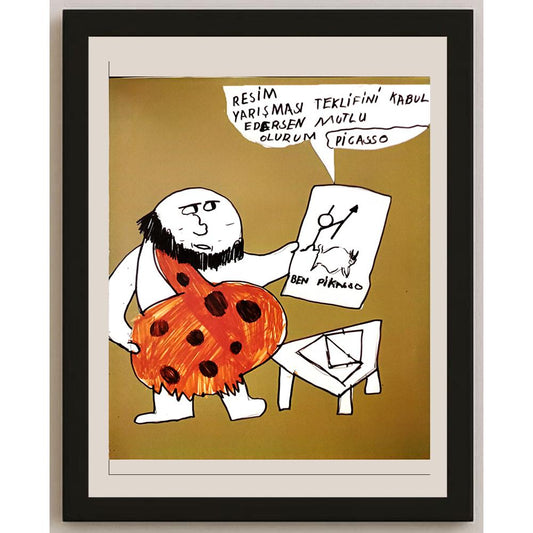 Atakan Korkmaz 43x30cm Orijinal Karikatür BOD07080