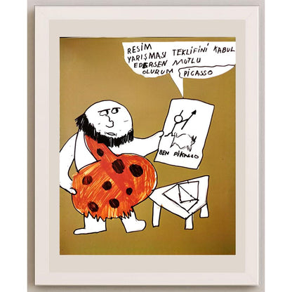 Atakan Korkmaz 43x30cm Orijinal Karikatür BOD07080