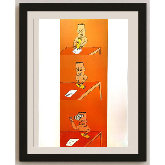 Barkın Ferat 43x30cm Orijinal Karikatür BOD07081