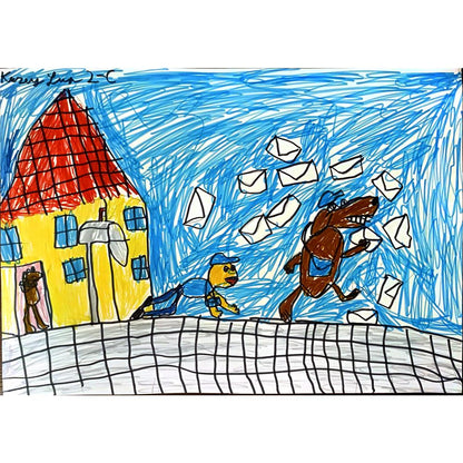 Kuzey Sur 43x30cm Orijinal Karikatür BOD07083