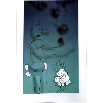 Melisa Öz 43x30cm Orijinal Karikatür BOD07084
