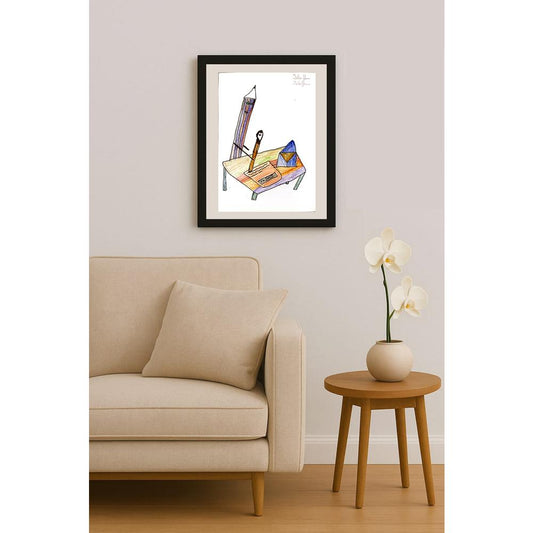 Selin Yavuz 43x30cm Orijinal Karikatür BOD07085