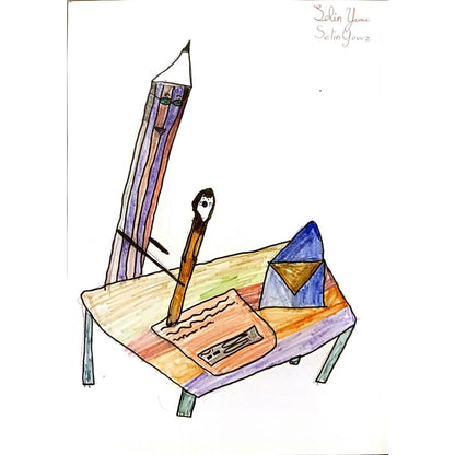 Selin Yavuz 43x30cm Orijinal Karikatür BOD07085
