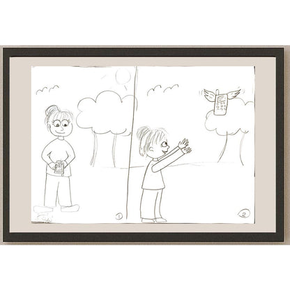 İlayda Büke 43x30cm Orijinal Karikatür BOD07087