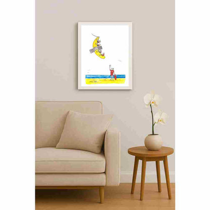 Mihai Gabriel Boboc Banana Kişiye Özel Sertifikalı Sınırlı Fine Art Karikatür Baskı CAD00001
