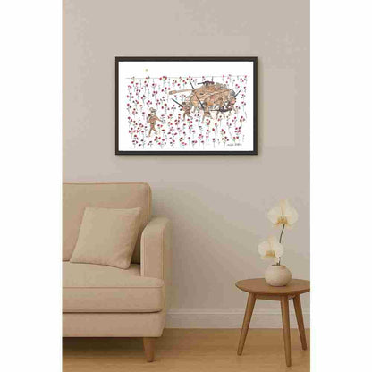 Mihai Gabriel Boboc Peace Kişiye Özel Sertifikalı Sınırlı Fine Art Karikatür Baskı CAD00005