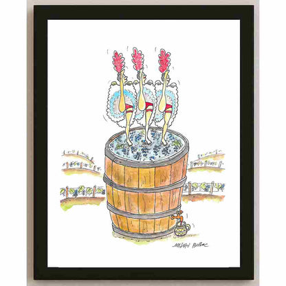 Mihai Gabriel Boboc Moulin Rouge Kişiye Özel Sertifikalı Sınırlı Fine Art Karikatür Baskı CAD00009