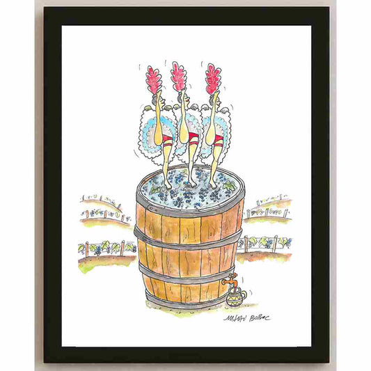 Mihai Gabriel Boboc Moulin Rouge Kişiye Özel Sertifikalı Sınırlı Fine Art Karikatür Baskı CAD00009