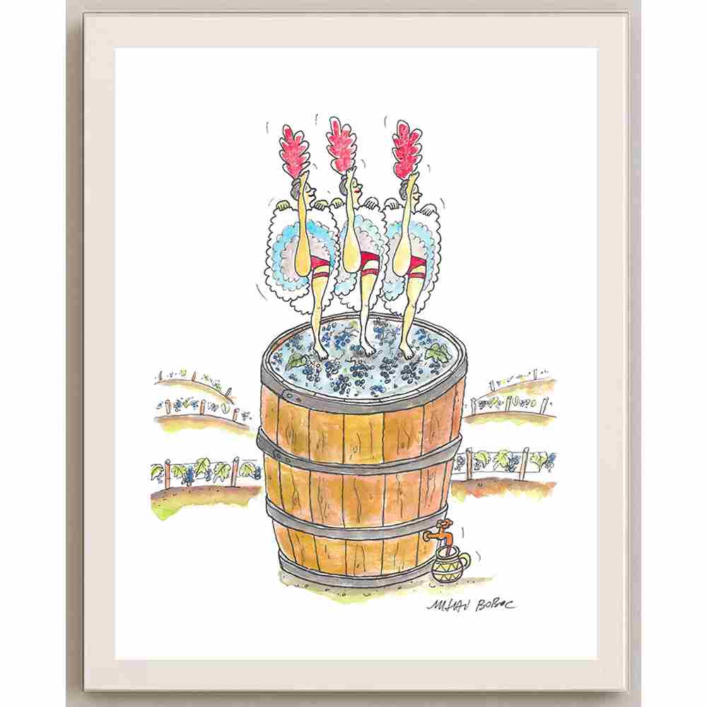 Mihai Gabriel Boboc Moulin Rouge Kişiye Özel Sertifikalı Sınırlı Fine Art Karikatür Baskı CAD00009