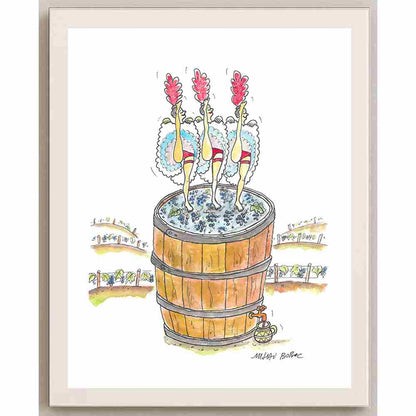 Mihai Gabriel Boboc Moulin Rouge Kişiye Özel Sertifikalı Sınırlı Fine Art Karikatür Baskı CAD00009