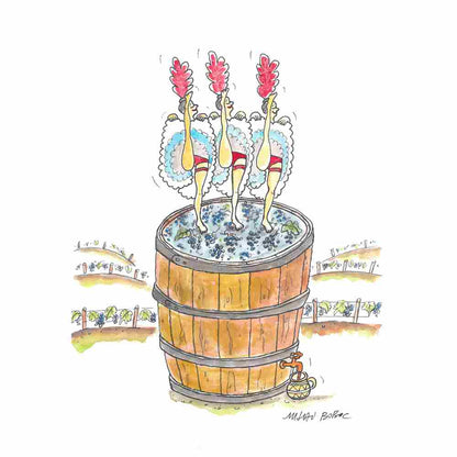 Mihai Gabriel Boboc Moulin Rouge Kişiye Özel Sertifikalı Sınırlı Fine Art Karikatür Baskı CAD00009