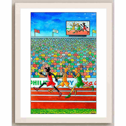 Eshonkulov Maxmudjon Life in Sport Kişiye Özel Sertifikalı Sınırlı Fine Art Karikatür Baskı CAD00012