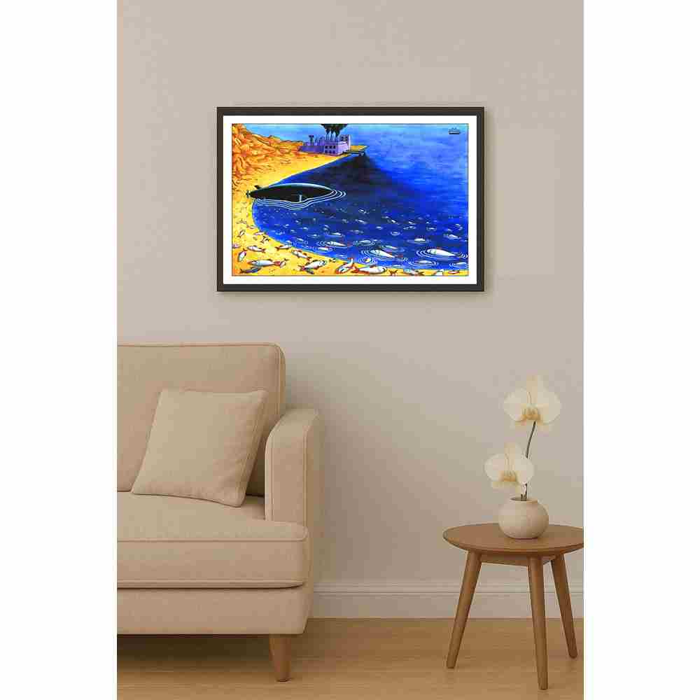 Eshonkulov Maxmudjon Pollution Kişiye Özel Sertifikalı Sınırlı Fine Art Karikatür Baskı CAD00014