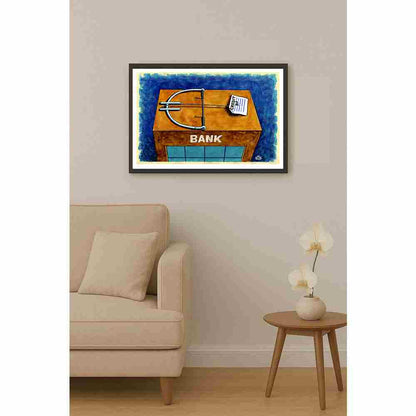 Eshonkulov Maxmudjon Credit Kişiye Özel Sertifikalı Sınırlı Fine Art Karikatür Baskı CAD00015