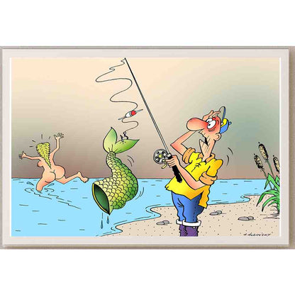 Olexander Dubovskyi Brothers in Misfortune Kişiye Özel Sertifikalı Sınırlı Fine Art Karikatür Baskı CAD00016