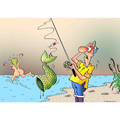 Olexander Dubovskyi Brothers in Misfortune Kişiye Özel Sertifikalı Sınırlı Fine Art Karikatür Baskı CAD00016