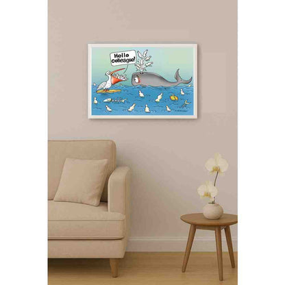 Olexander Dubovskyi Mermaid Kişiye Özel Sertifikalı Sınırlı Fine Art Karikatür Baskı CAD00017